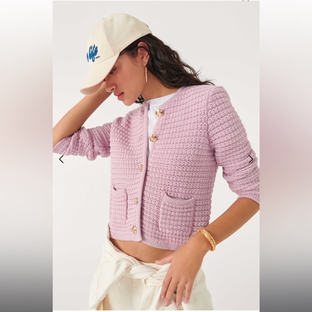 🌸💗Authentic Brand New Ba&sh Gaspard Knitted Cardigan☁️ 🌸